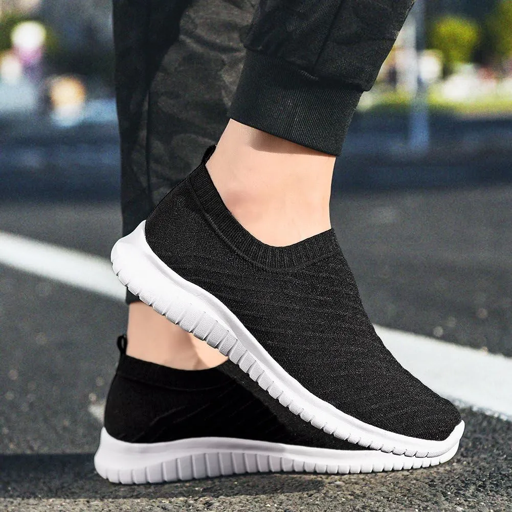 konhill Women's Slip On Sneakers Non Slip Walking Shoes Breathable Mesh Work Casual Lightweight Tennis Workout Shoes