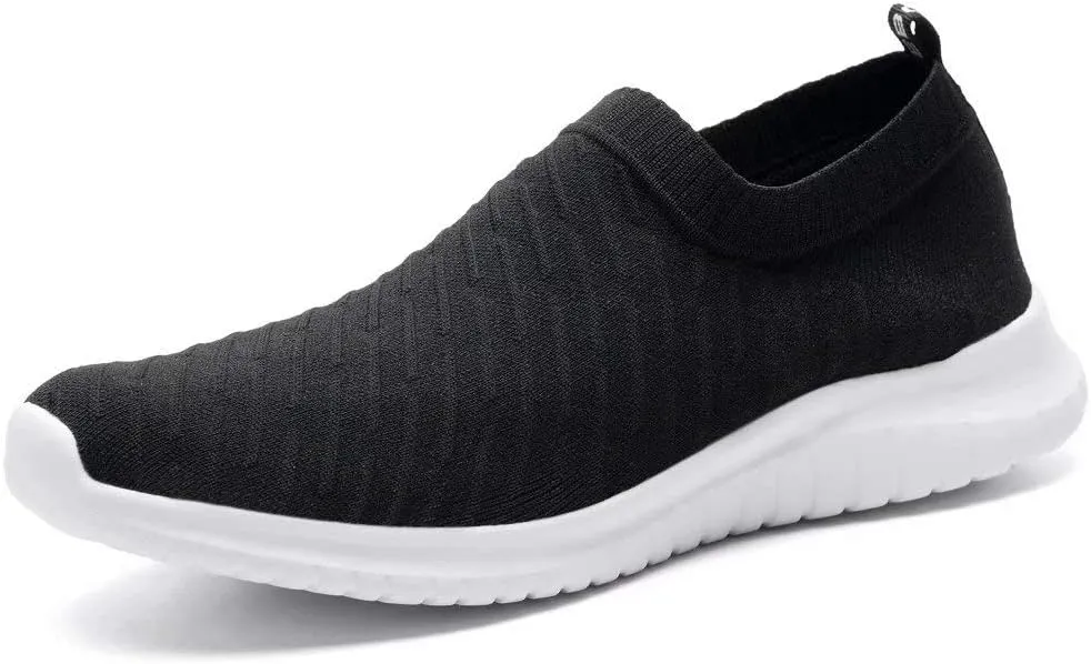 konhill Women's Slip On Sneakers Non Slip Walking Shoes Breathable Mesh Work Casual Lightweight Tennis Workout Shoes