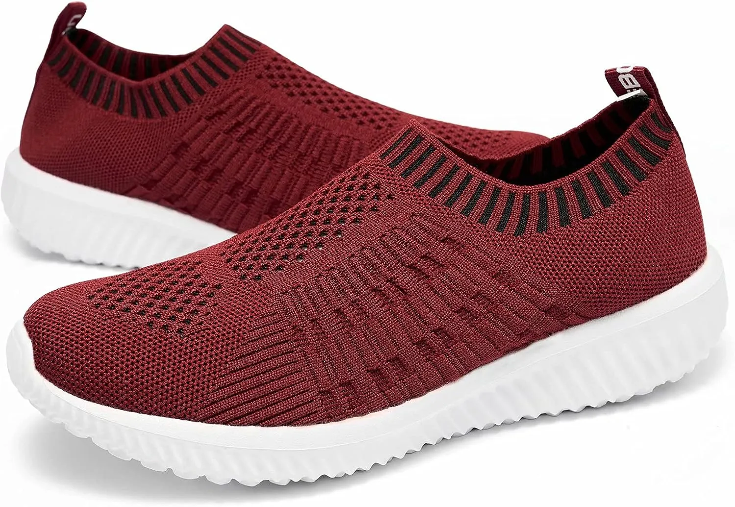 konhill Women's Slip On Walking Shoes Breathable Mesh Sneakers Work Casual Tennis Shoes