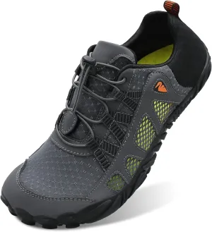 L-RUN Barefoot Water Shoes Women Mens Aqua Sock Athletic Hiking Water Sports Shoes for Swim Beach Pool Sand Diving Walking
