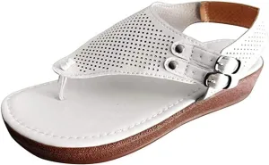 Ladmiple Sandals for Women Fashion Flip Flops Platform Sandal Casual Beach Travel Clip Toe Slipppers Shoes Dressy Summer