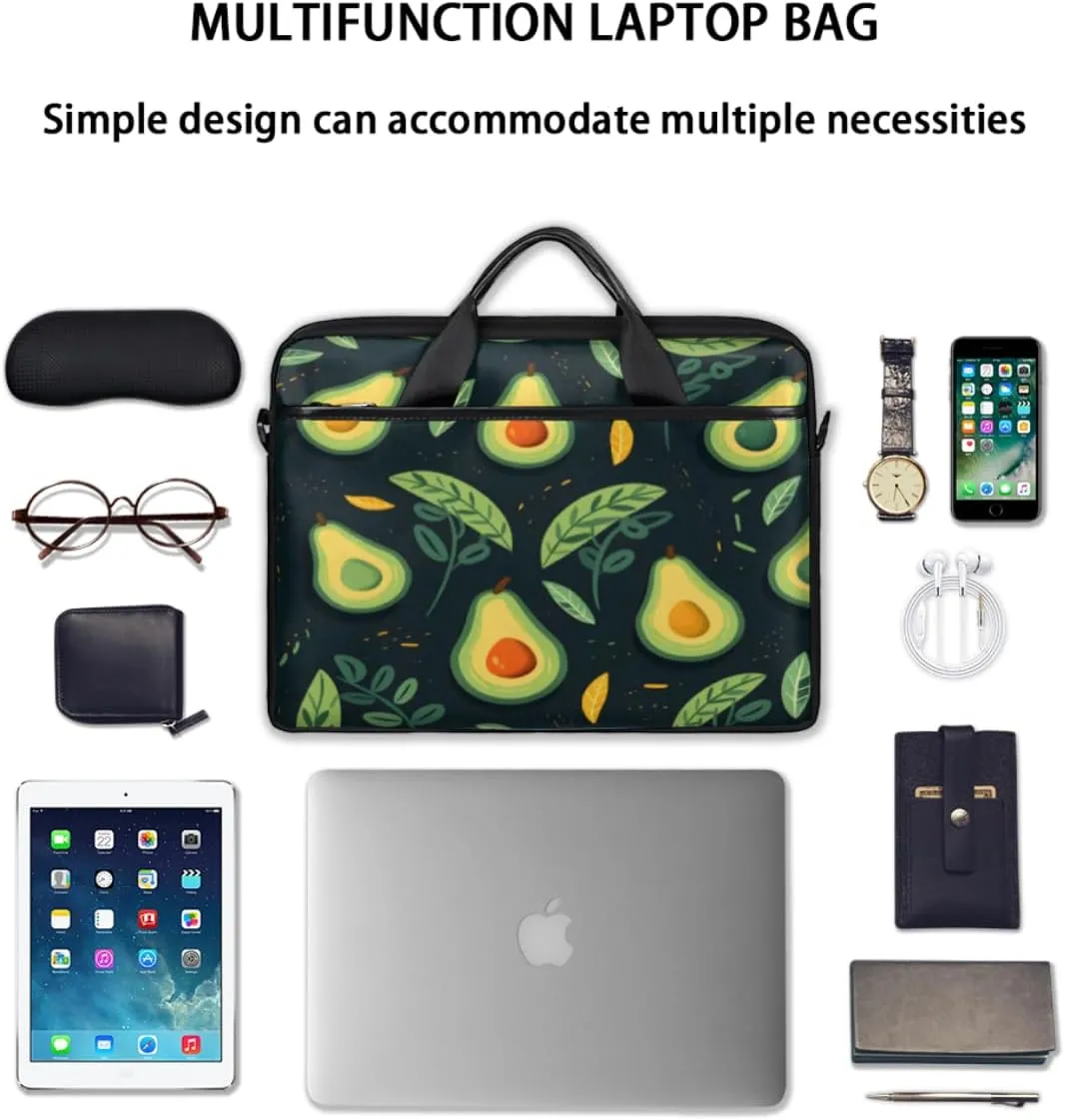 Laptop Bag for Women Men Waterproof Laptop Shoulder Bag 14-15.6 Inch Computer Messenger Bag Carrying Case