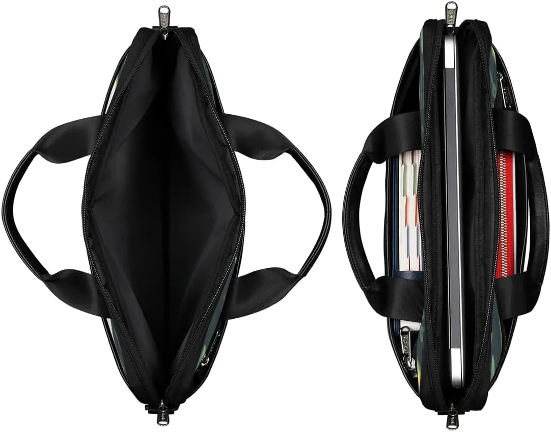 Laptop Bag for Women Men Waterproof Laptop Shoulder Bag 14-15.6 Inch Computer Messenger Bag Carrying Case