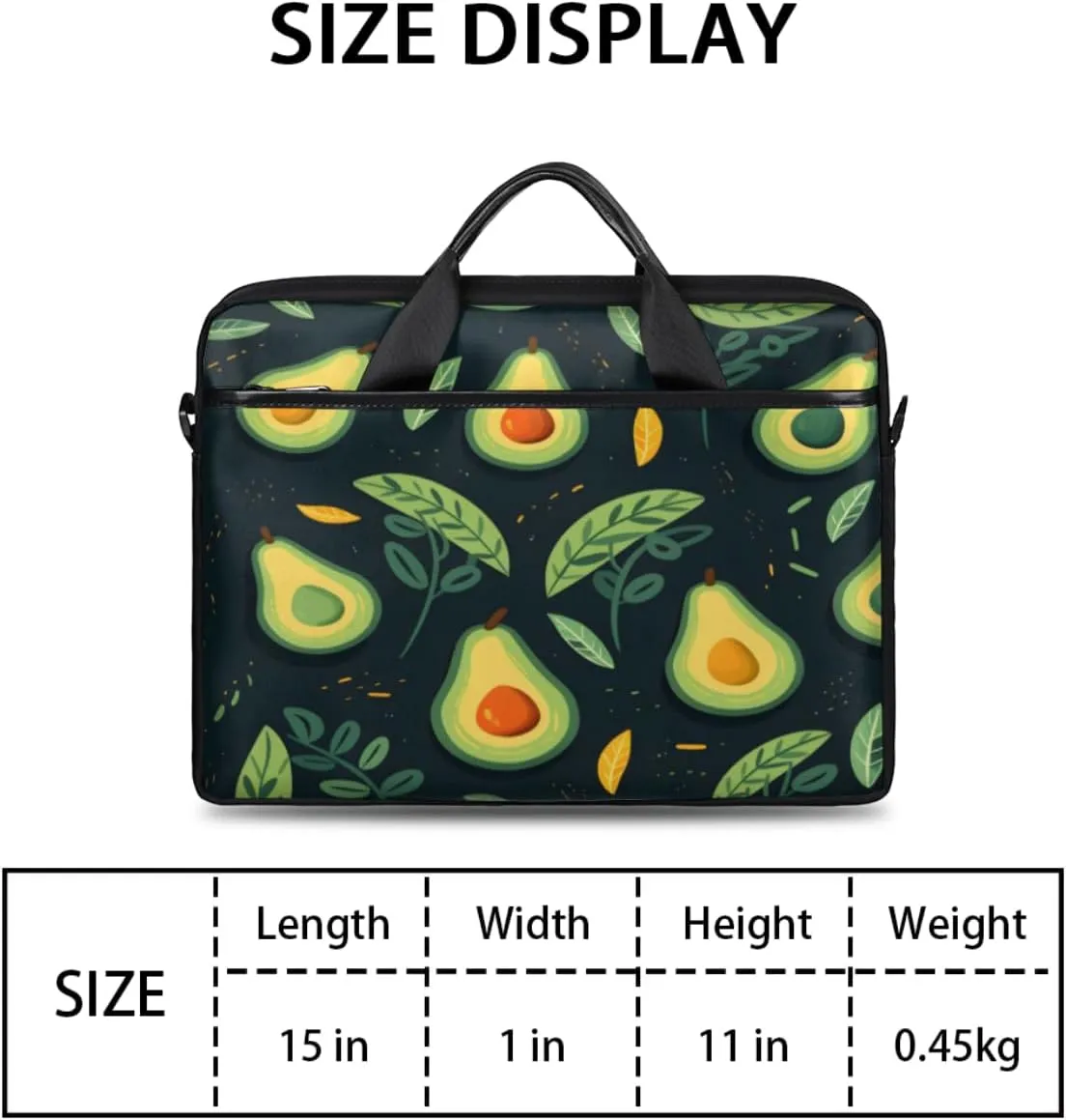 Laptop Bag for Women Men Waterproof Laptop Shoulder Bag 14-15.6 Inch Computer Messenger Bag Carrying Case
