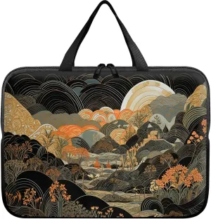 Laptop Sleeve Case Bag 13 inch, Japanese Abstract Art Slim Carrying Case Durable Handbag Travel Laptop Bag for 13 inch MacBook Air M3/M2/Pro M2/ 13" iPad Pro/Air M4/M2 2024