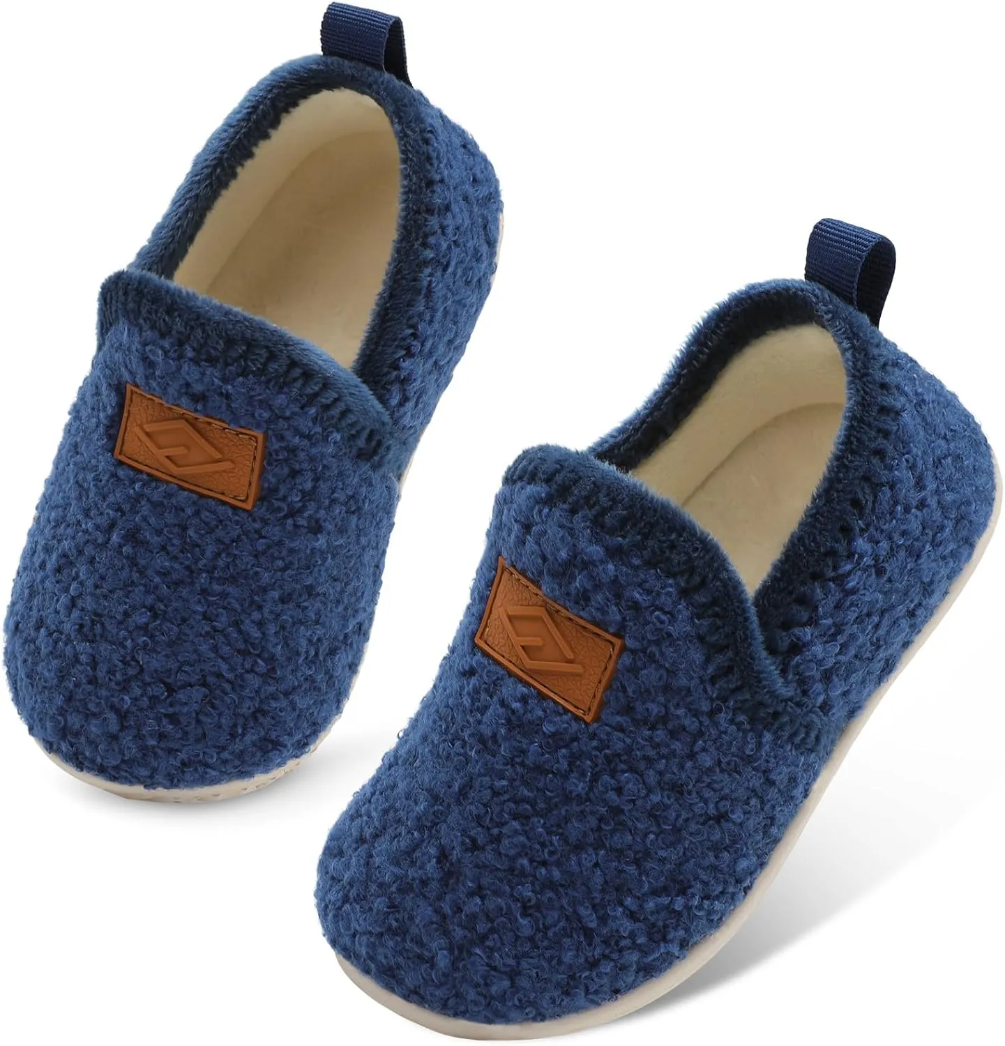 Lefflow Toddler Slippers Boys Girls House Shoes Slip on Baby Sock Shoes Lightweight Outdoor Walking Shoes