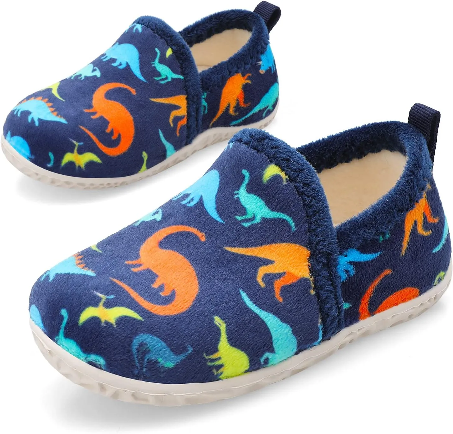 Lefflow Toddler Slippers Boys Girls House Shoes Slip on Baby Sock Shoes Lightweight Outdoor Walking Shoes