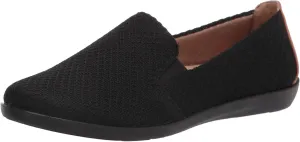 LifeStride Women's Next Level Slip-On Sneaker, Black/Black, 8.5