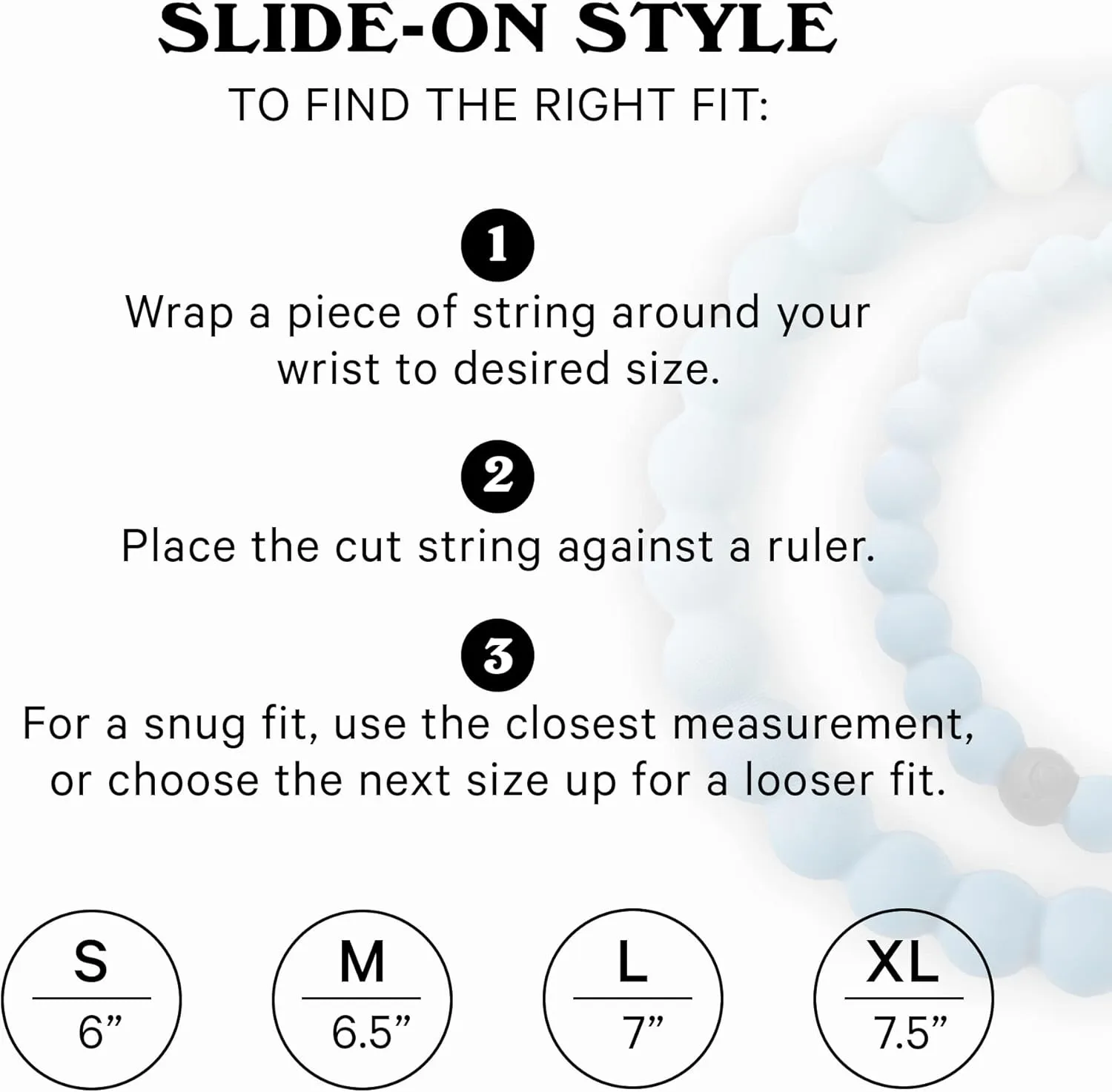 Lokai Hawaiian Silicone Beaded Bracelets for Women & Men, The Surf Collection - Ohana Beach Jewelry Fashion Bead Bracelet with Black & White Beads - Ring Bangle Slide-On Style for Comfortable Fit