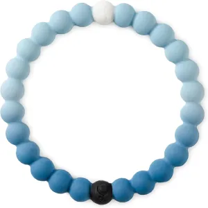 Lokai Hawaiian Silicone Beaded Bracelets for Women & Men, The Surf Collection - Ohana Beach Jewelry Fashion Bead Bracelet with Black & White Beads - Ring Bangle Slide-On Style for Comfortable Fit