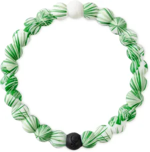 Lokai Hawaiian Silicone Beaded Bracelets for Women & Men, The Surf Collection - Ohana Beach Jewelry Fashion Bead Bracelet with Black & White Beads - Ring Bangle Slide-On Style for Comfortable Fit