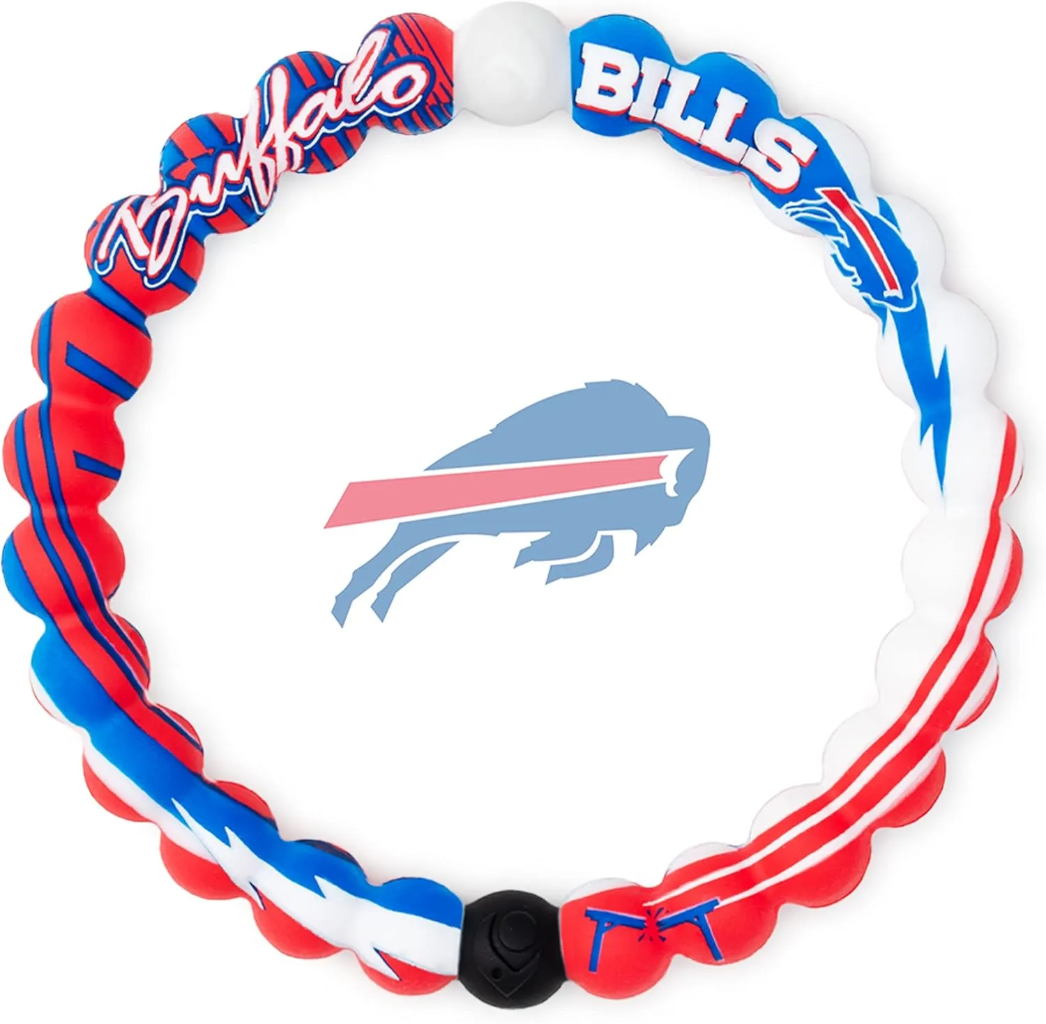 Lokai Silicone Beaded Bracelet NFL Football Home Field Collection - Beaded Bracelet for Women & Men, Silicone Jewelry Fashion Bracelet Slides-On for Comfortable Fit