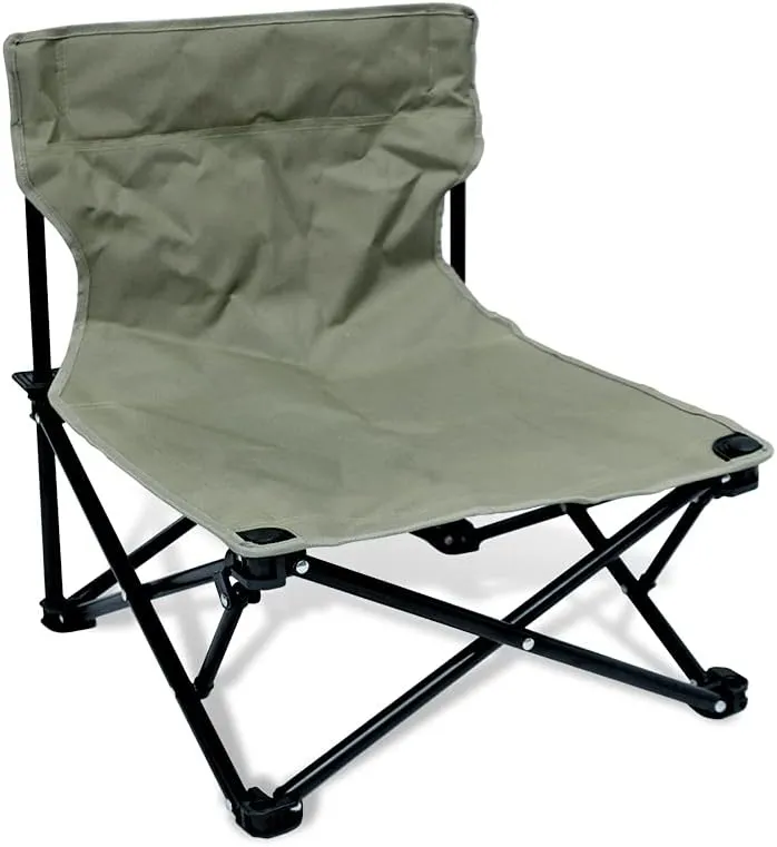 Low Beach Chairs for Adults,Lightweight Camping Chair, Camp Chair, Folding Chairs for Outside Folding Lawn Chairs for Camping Beach Concert, Low Profile Low Back