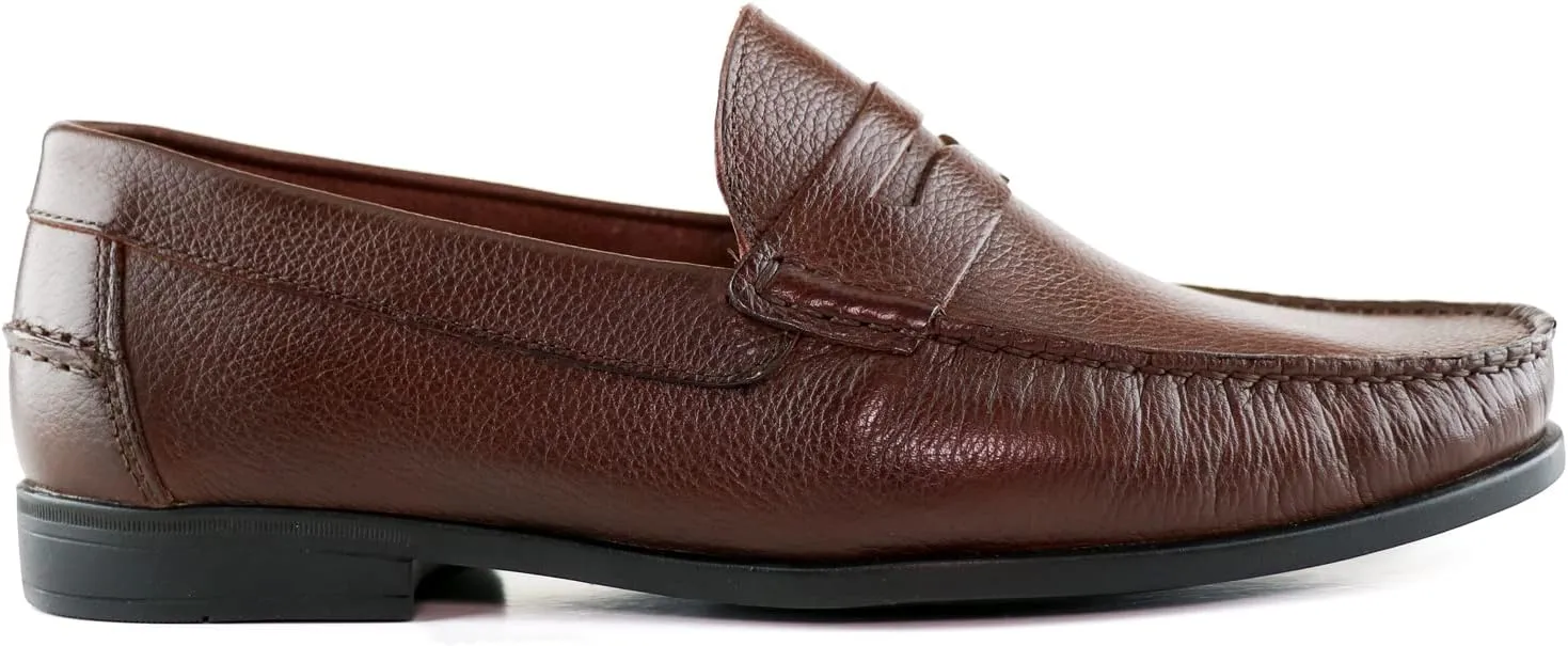 Marc Joseph New York Mens Casual Comfortable Genuine Leather Lightweight Classic Fashion Dress Penny Loafer Slip On Breathable Driving Loafer