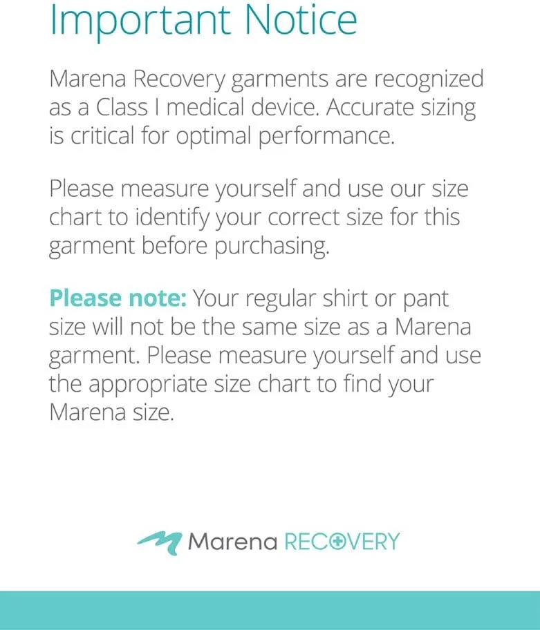 MARENA SFBHM2 Stage 2 Pull-On Girdle with High-Back – Adjustable Mid-Calf Length Girdle