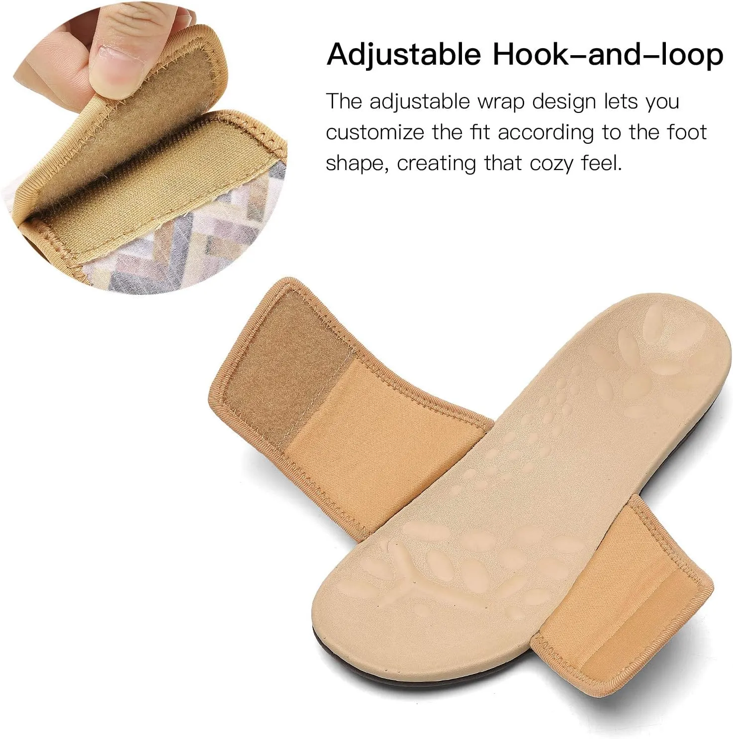 MEGNYA Orthopedic Slides Sandals for Women, Comfortable Plantar Fasciitis Sandals for Flat Feet, High Arch Support Walking Sandals with Adjustable Straps