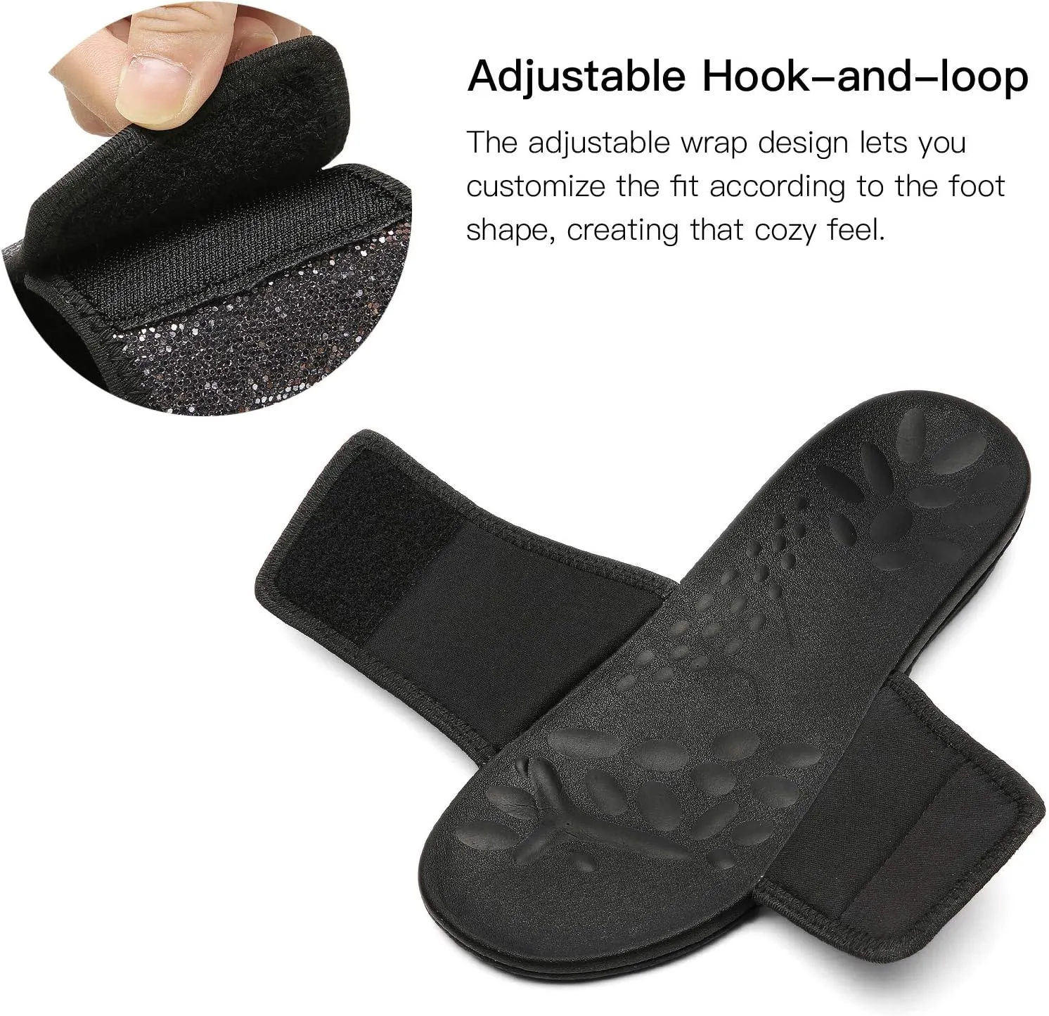 MEGNYA Orthopedic Slides Sandals for Women, Comfortable Plantar Fasciitis Sandals for Flat Feet, High Arch Support Walking Sandals with Adjustable Straps