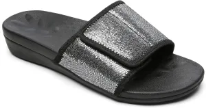 MEGNYA Orthopedic Slides Sandals for Women, Comfortable Plantar Fasciitis Sandals for Flat Feet, High Arch Support Walking Sandals with Adjustable Straps