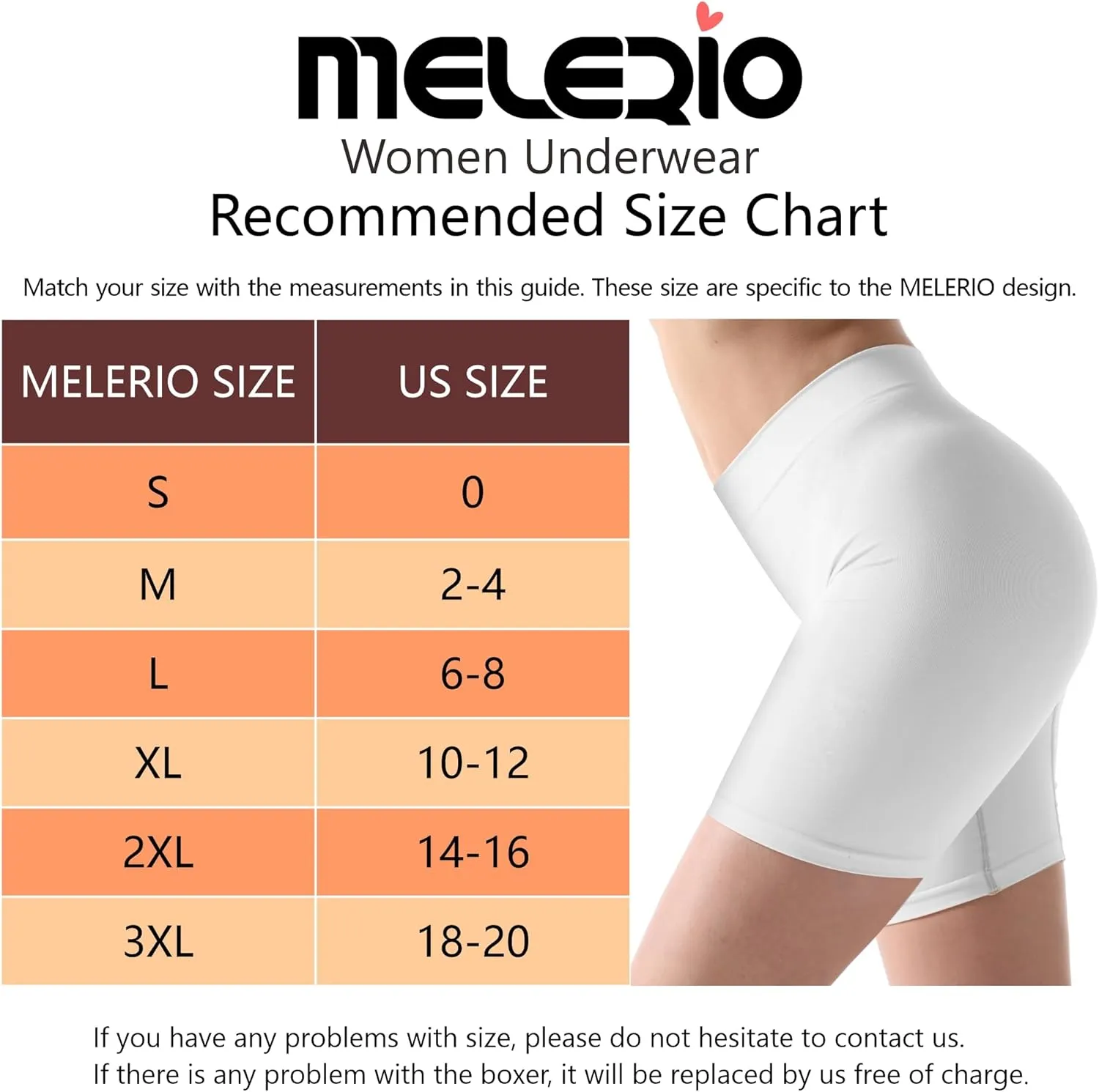 MELERIO Women's Slip Shorts, Comfortable Boyshorts Panties, Anti-chafing Spandex Shorts for Under Dress