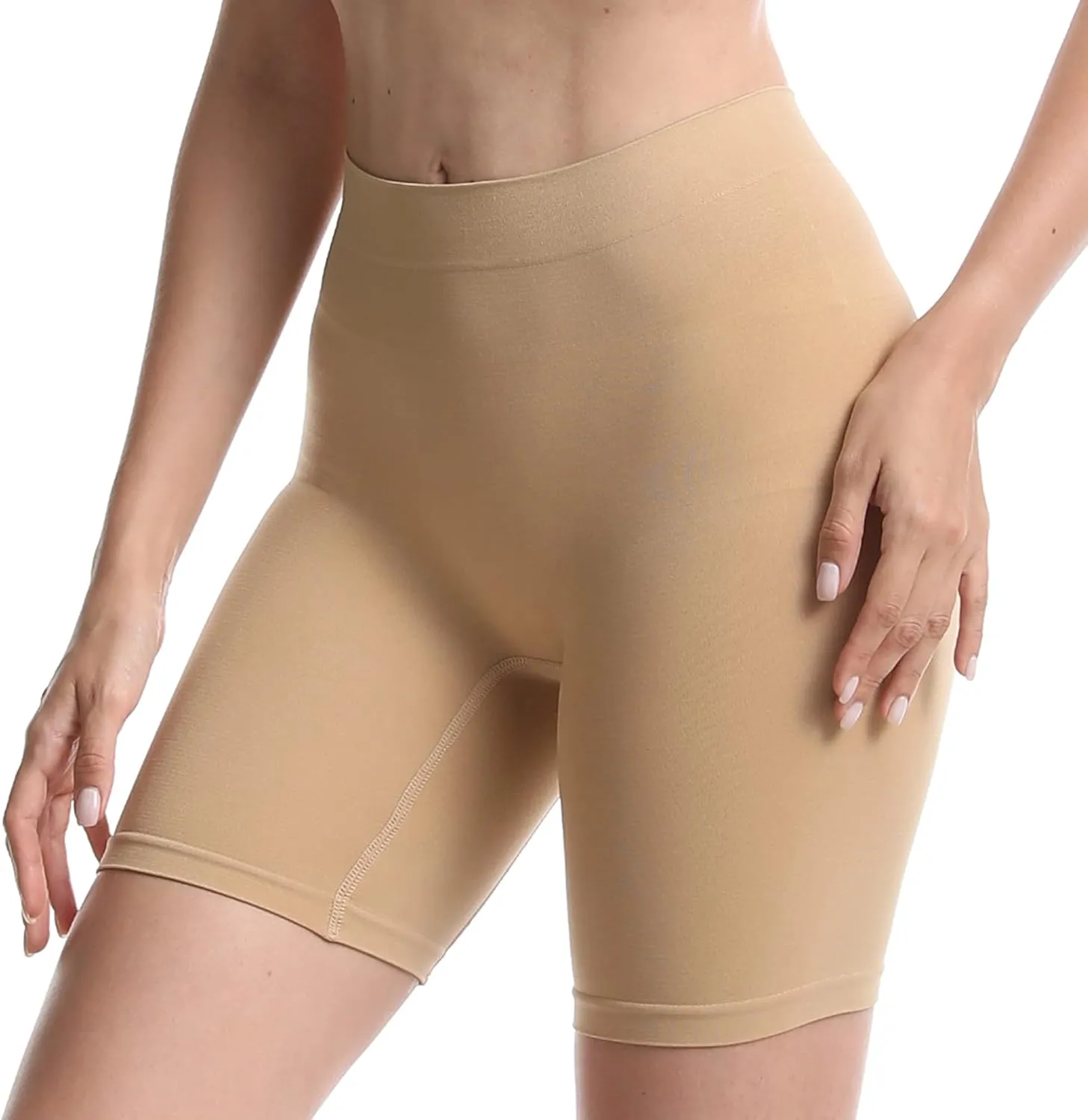 MELERIO Women's Slip Shorts, Comfortable Boyshorts Panties, Anti-chafing Spandex Shorts for Under Dress
