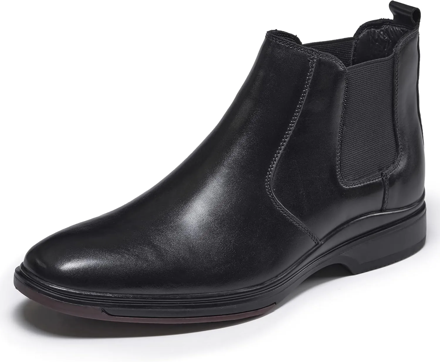 Men's Chelsea Dress Boots Comfortable Leather Slip On Ankle Boots For Casual & Formal Occasions