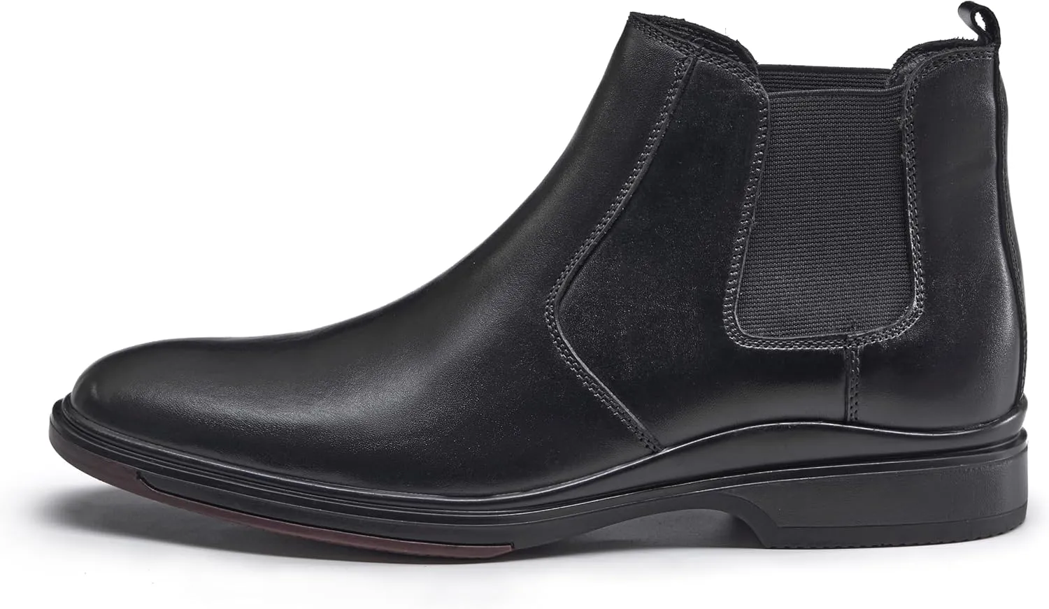 Men's Chelsea Dress Boots Comfortable Leather Slip On Ankle Boots For Casual & Formal Occasions