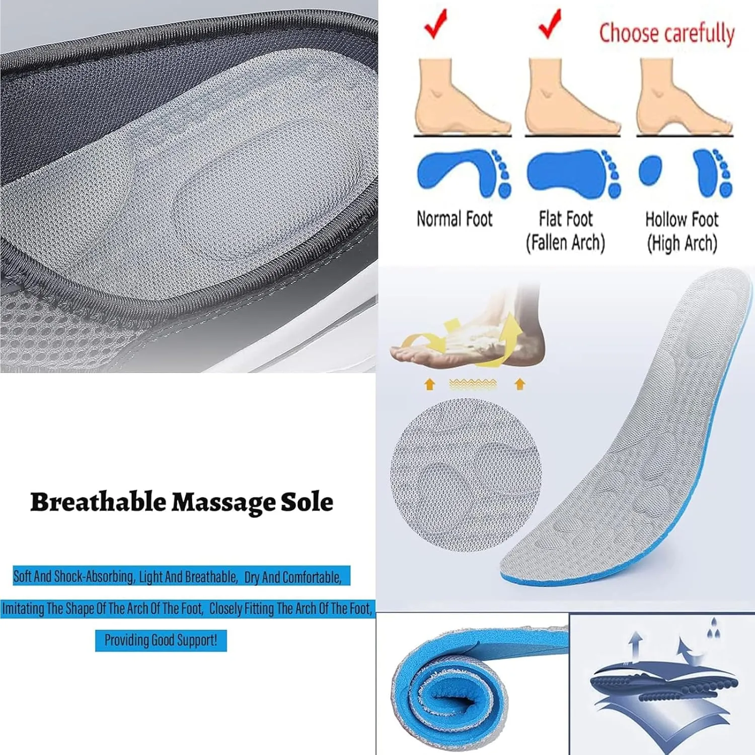 Men's Comfort Breathable Support Sports Sandals,Meaboots Outdoor Casual Orthopedic Sports Sandals For Men