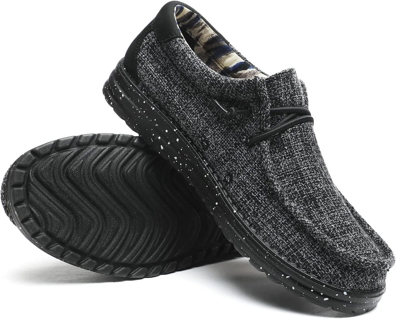 Men's Machine-Washable Lace Up Loafers Casual Slip-On Shoes Lightweight Comfortable Soft Sole WalkingTraveling, Beach, Gifts for Men Shoes Loafers Stretch