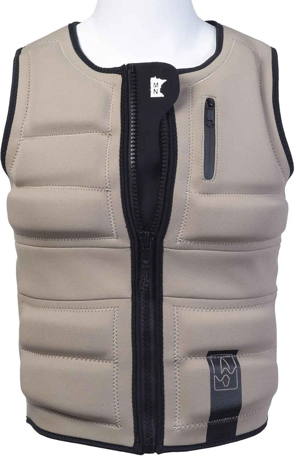 Mens Neoprene Wakesurf Comp Vest - Designed Exclusively for Wake Surfing, but Great for All Other Watersports Activities!