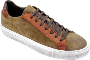 Men's Rino Italian Waxed Suede Leather Sneaker