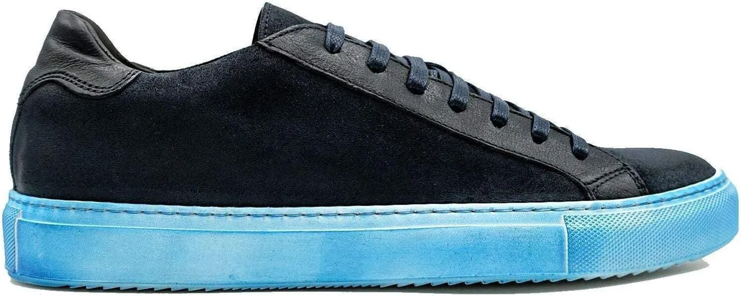 Men's Rino Italian Waxed Suede Leather Sneaker