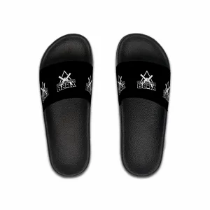 Men's Slide Sandals - Comfortable and Stylish Black Footwear for Everyday Wear