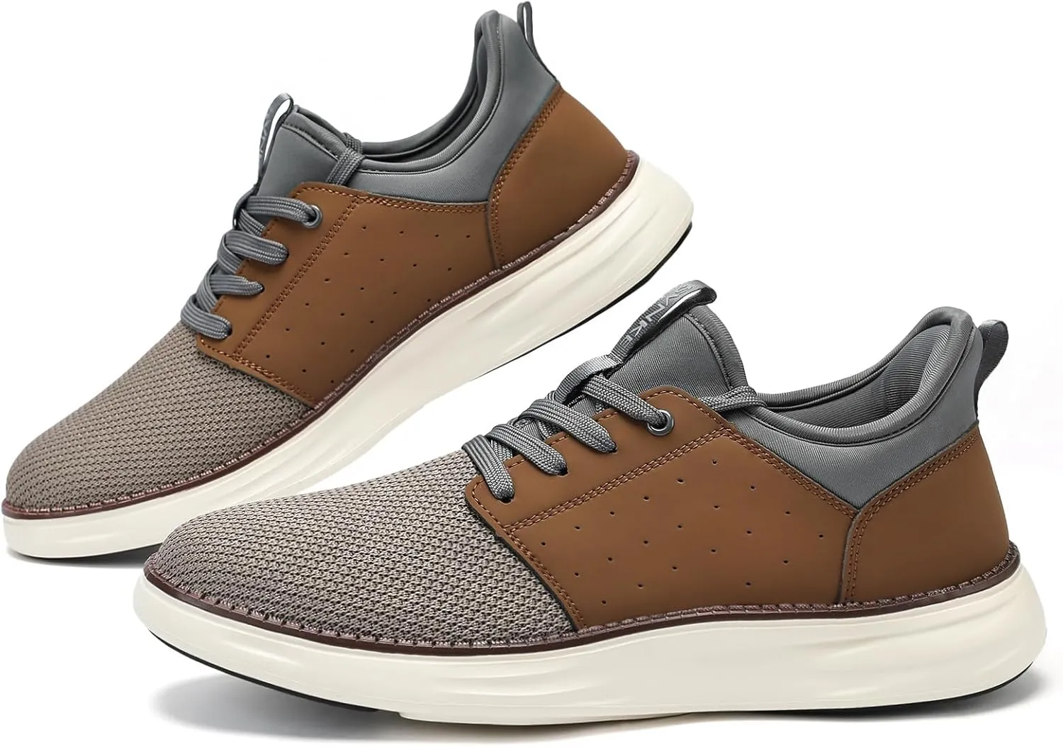 Men's Slip On Casual Fashion Shoes Hands Free Dress Sneakers Comfortable Lightweight Walking Shoes