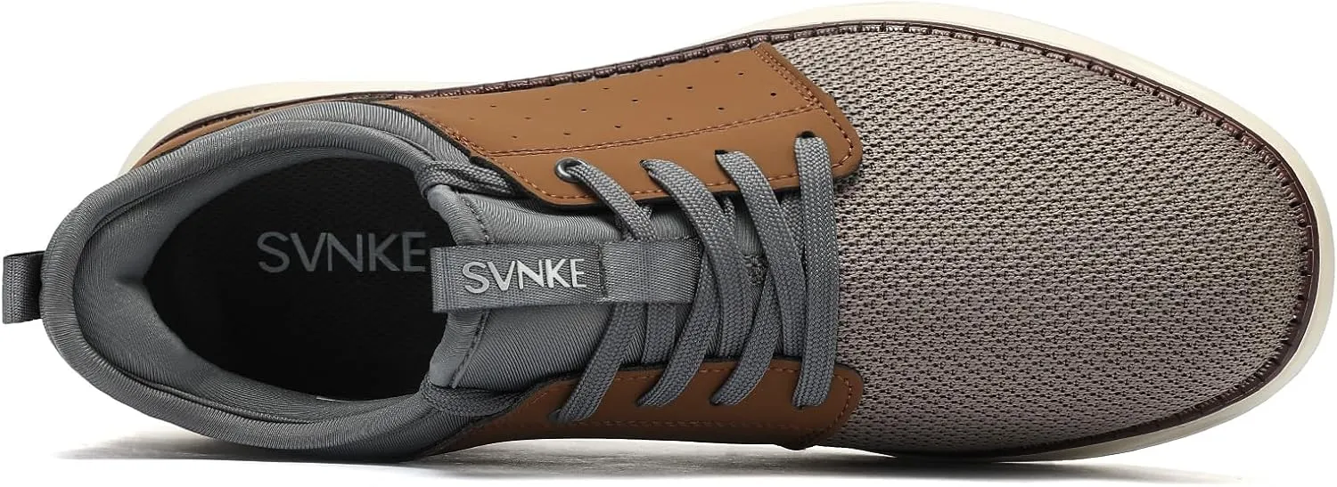 Men's Slip On Casual Fashion Shoes Hands Free Dress Sneakers Comfortable Lightweight Walking Shoes