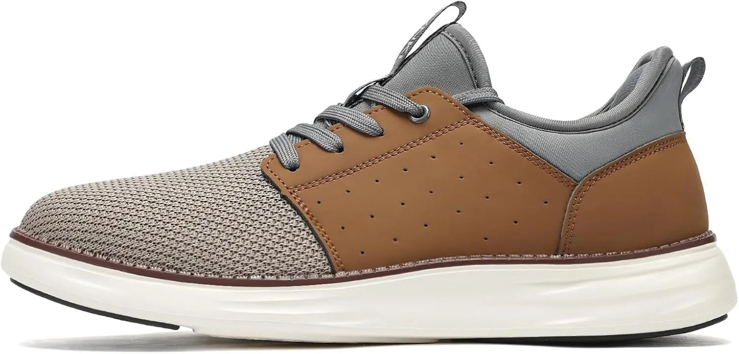 Men's Slip On Casual Fashion Shoes Hands Free Dress Sneakers Comfortable Lightweight Walking Shoes