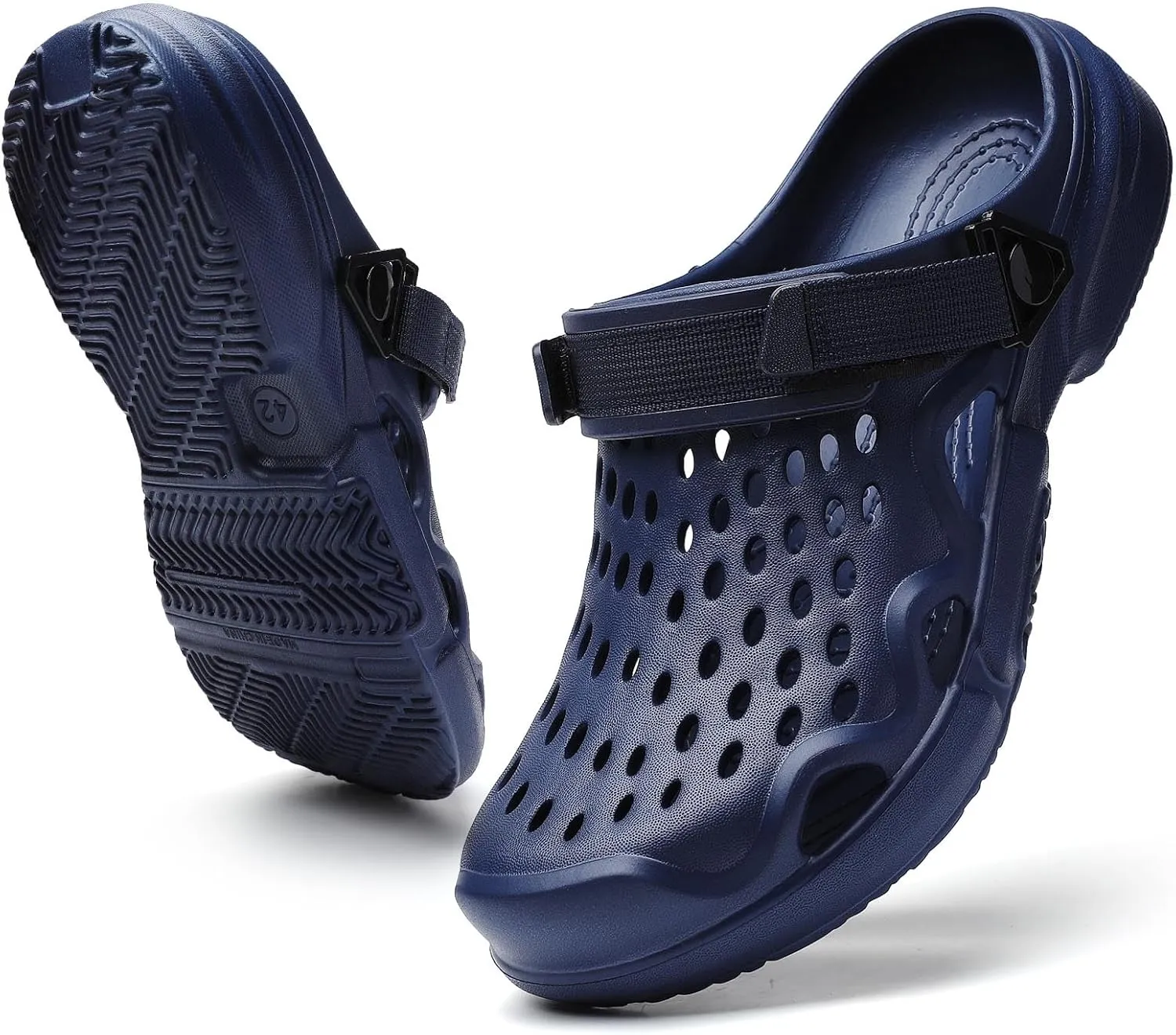 Men's Slip On Clogs Summer Non Slip Garden Shoes Lightweight Soft Clogs Mules Garden Kitchen Outdoor Beach Yard Pool Shower Classic Sandals Slippers