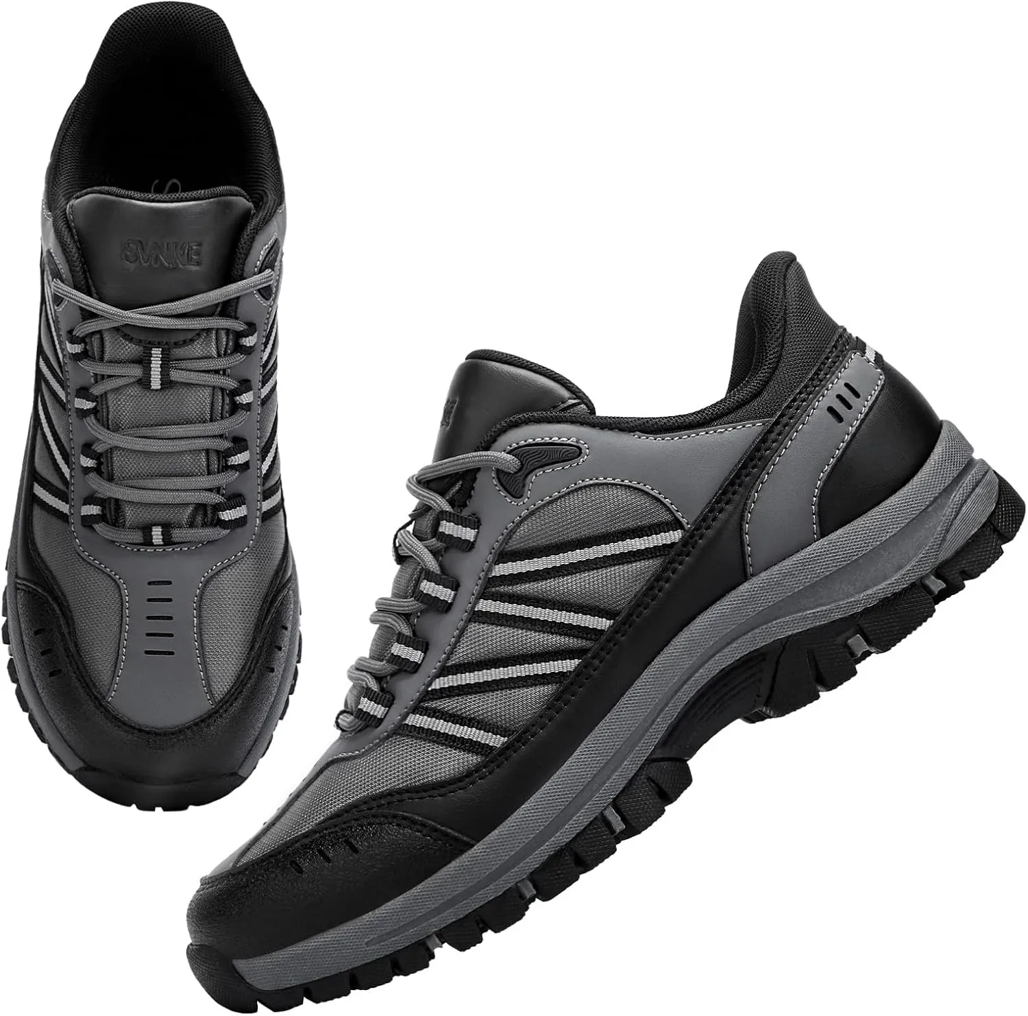 Men's Walking Shoes Fashion Tennis Casual Hiking Lace-Up Comfortable Sneakers