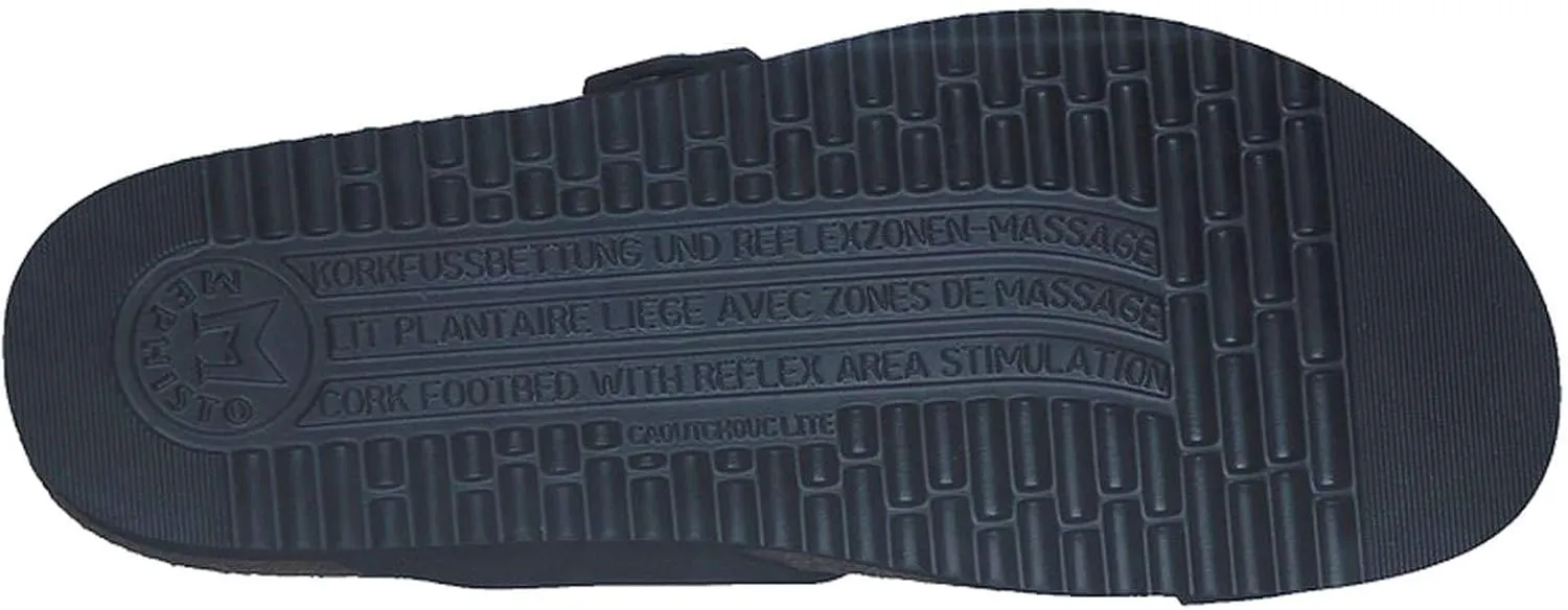 Mephisto Women's Helen Mix Black Leather Sandal