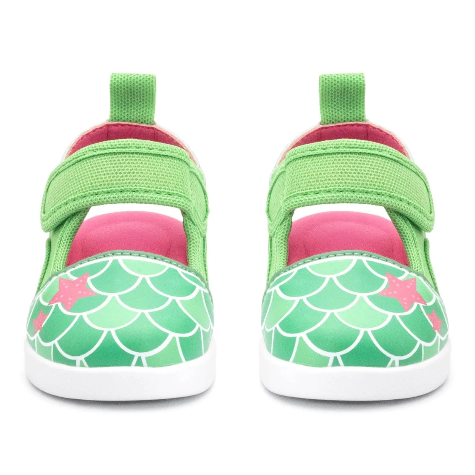 Mermaid Squeaky Toddler Sandals | Green