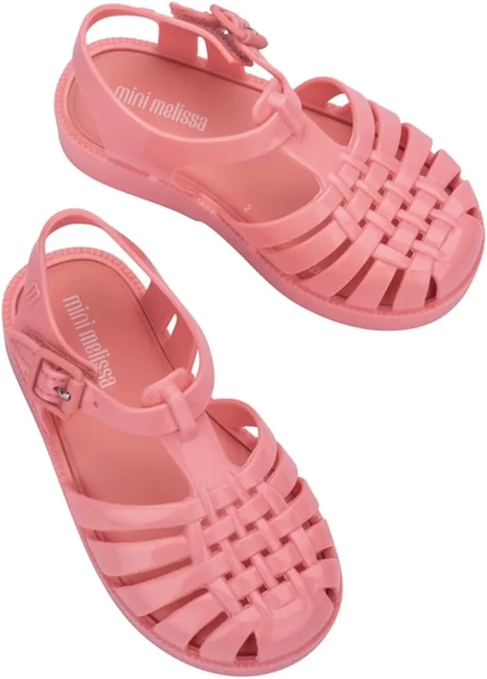 mini melissa Possession Kids Sandal - Comfortable Fisherman Style Kid's Jelly Shoes for Toddlers and Girls, Adjustable Fit