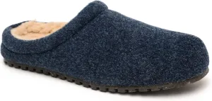 Minnetonka Men’s Corbin Slippers - Fleece-Lined Clog Crafted with Slip-On Design, Fabric Upper, Berber Lining, EVA Midsole, and Water-Resistant Materials