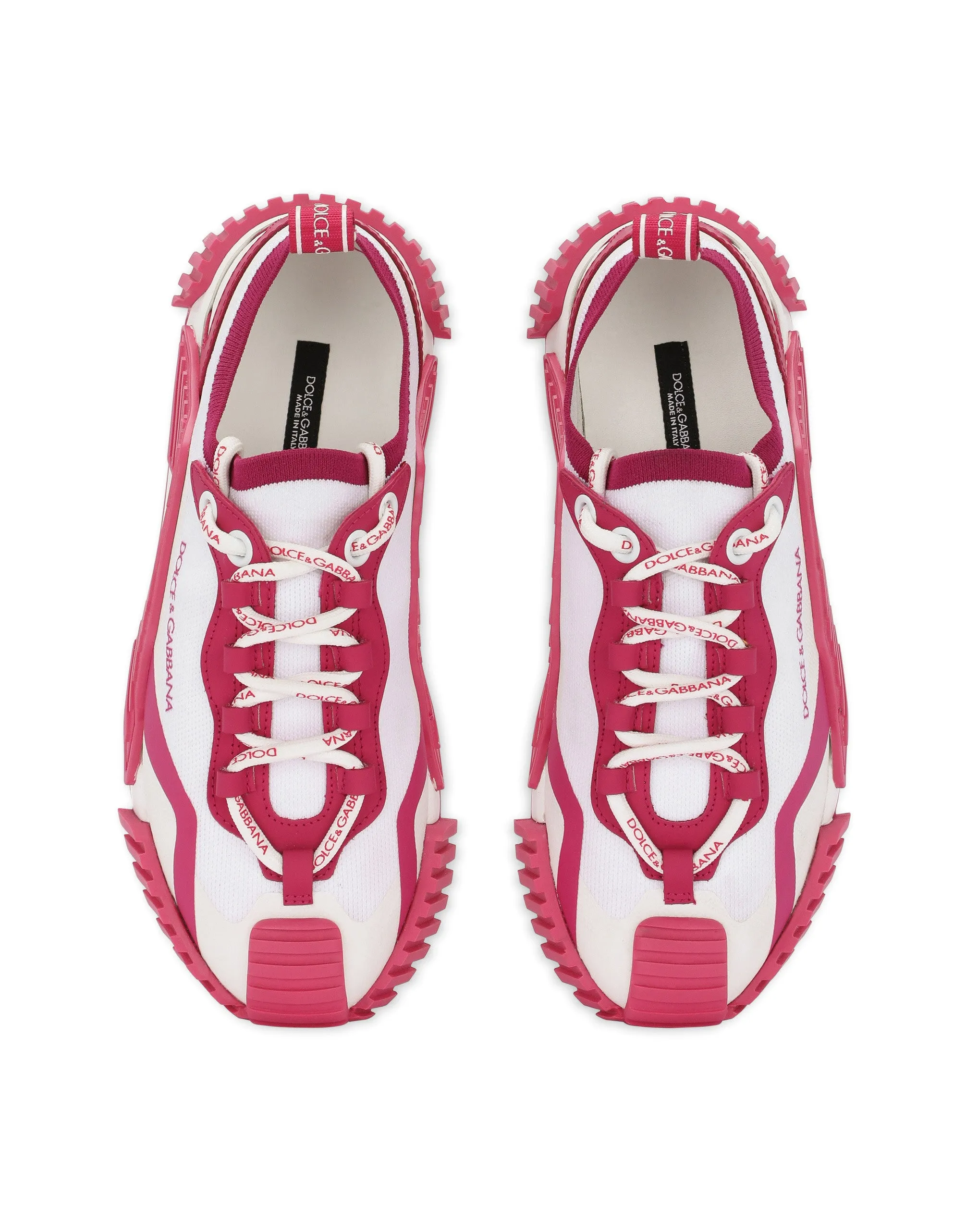 Mixed-materials NS1 slip-on sneakers