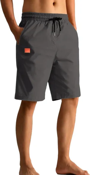 MO GOOD Mens Casual Shorts-Summer Beach Leisure Shorts, Stretch Golf Pants, Elastic Waist Drawstring Shorts with Pockets