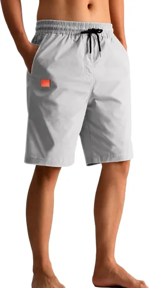 MO GOOD Mens Casual Shorts-Summer Beach Leisure Shorts, Stretch Golf Pants, Elastic Waist Drawstring Shorts with Pockets