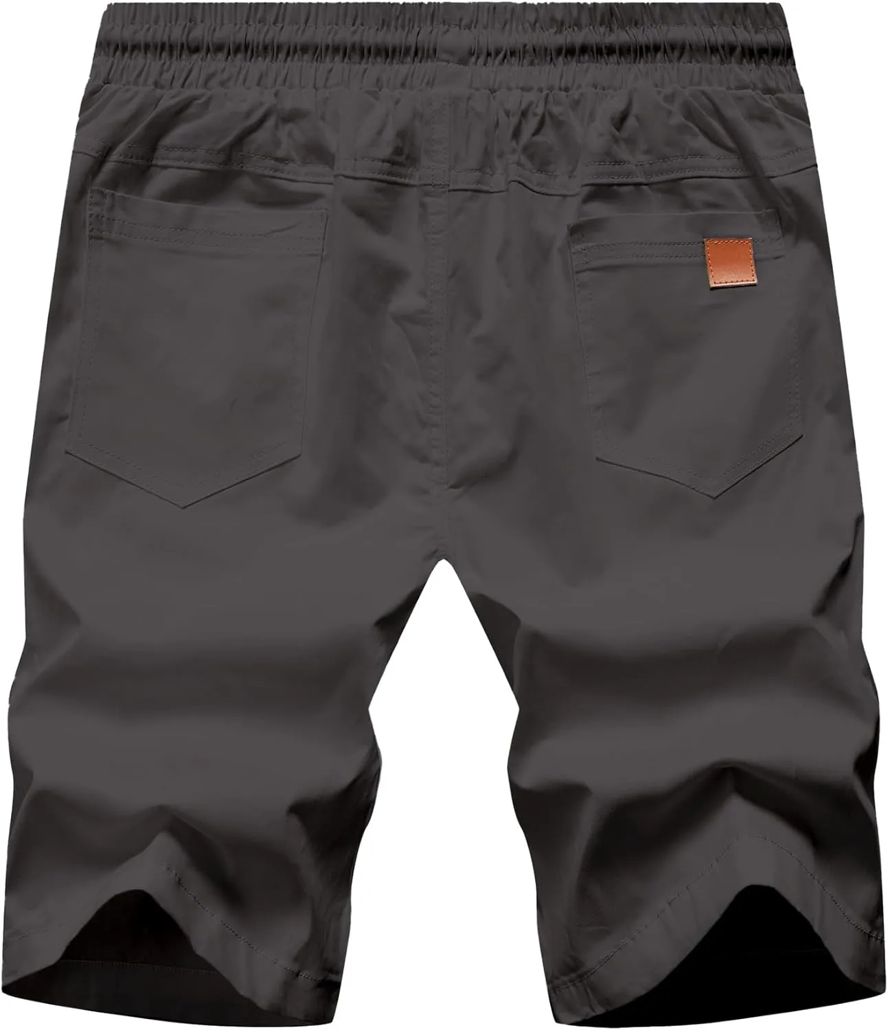 MO GOOD Mens Casual Shorts-Summer Beach Leisure Shorts, Stretch Golf Pants, Elastic Waist Drawstring Shorts with Pockets