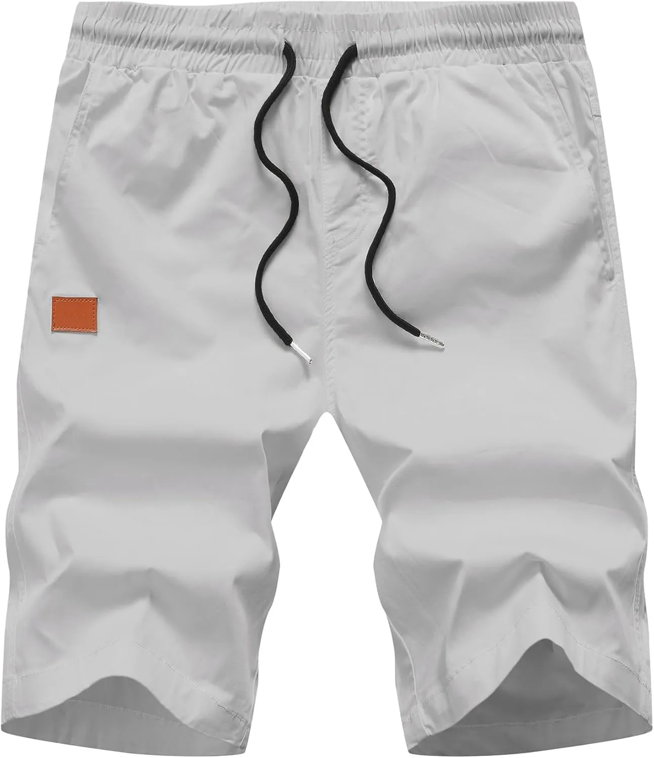MO GOOD Mens Casual Shorts-Summer Beach Leisure Shorts, Stretch Golf Pants, Elastic Waist Drawstring Shorts with Pockets