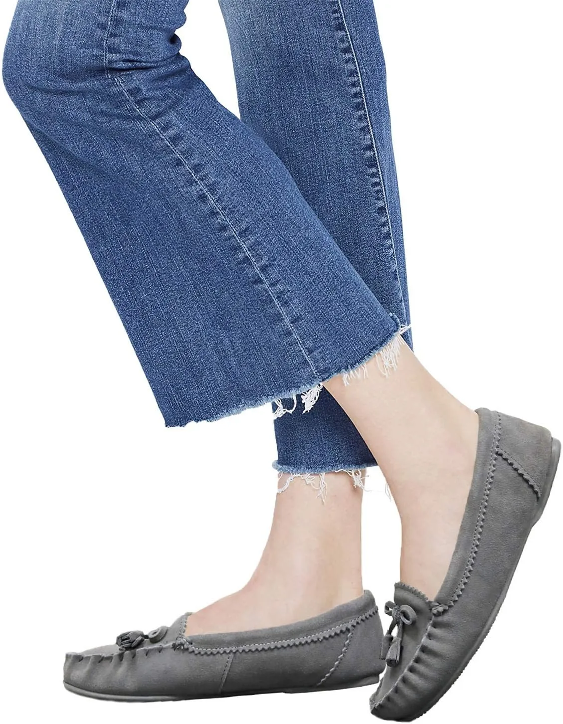 Moccasin Slippers for Women Flat Casual Comfortable Loafer Shoes Womens Moccasin Slippers Spring Driving Moccasins Shoes