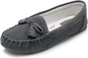 Moccasin Slippers for Women Flat Casual Comfortable Loafer Shoes Womens Moccasin Slippers Spring Driving Moccasins Shoes