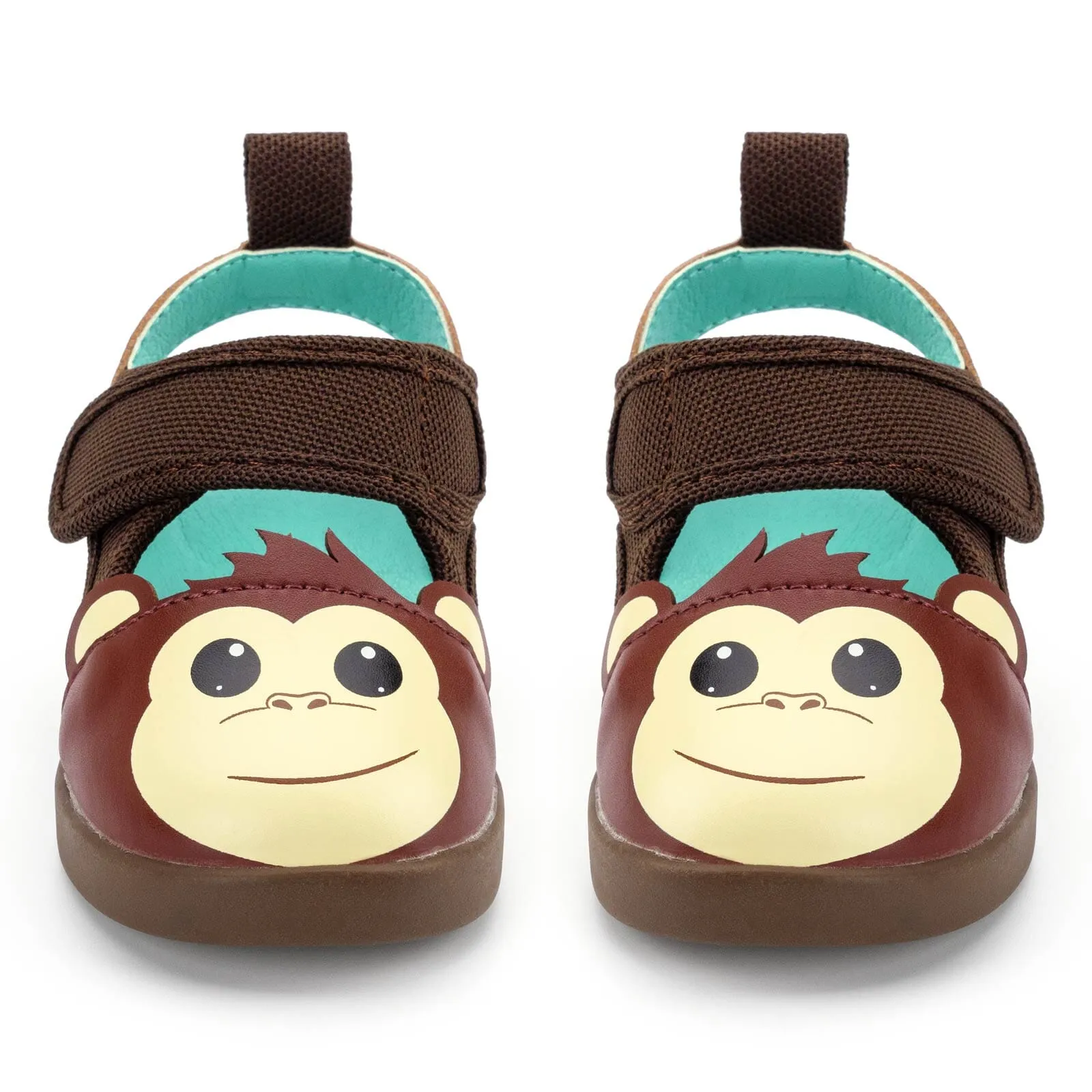 Monkey Squeaky Toddler Sandals | Brown
