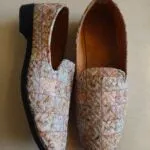 Multicolor Fabric Loafer Shoes for Mens
